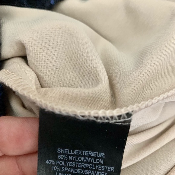 BADLEY MISCHKA Navy Sequined dress - Picture 6 of 10